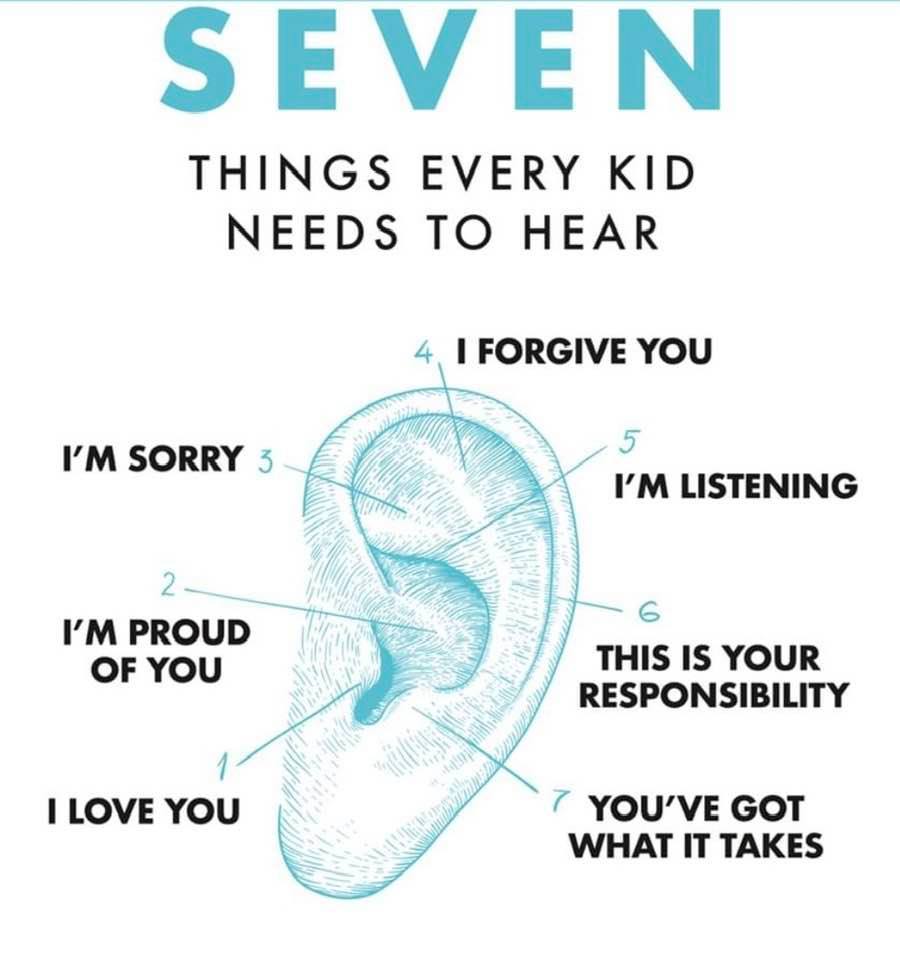 Seven Things Every Kid Needs To Hear