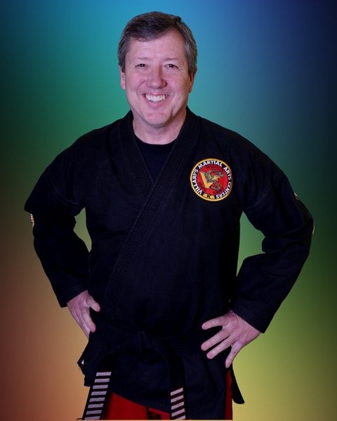 Adult karate class at Villari's Martial Arts